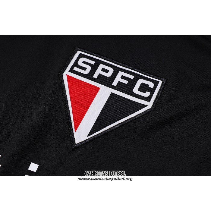 Chandal del Sao Paulo Manga Corta 2023/2024 Negro - Pantalon Corto